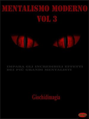 cover image of Mentalismo moderno Vol 3